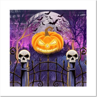 A Spooky Halloween Posters and Art